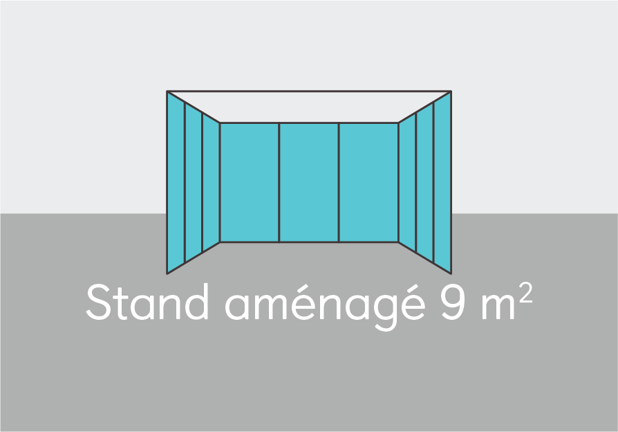 Stand aménagé 9 m²