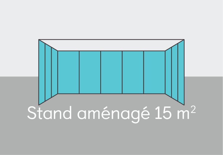 Stand aménagé 15 m²